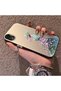 iPhone Xr Compatible Silicone Edge Hard Back Case Couple Phone Case Beautiful Girl Patterned - 2