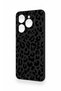 Tecno Spark 20 Pro Compatible Black Leopard Pattern Silicone Case - 4