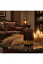 Black & Gold Ceramic Canister with Lid | 15×10 cm - 2