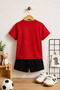 Pocketed Dog Print Kids Set – T-Shirt & Shorts 2-Piece Combination |   Trendy Summer Set for Ages 1-12 - 2