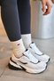 Women's White Black Sneaker Casual Sports Shoes 044 - 2