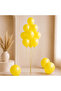 Yellow Color Latex Pastel Balloon (30 cm) - 12 Pieces - 2