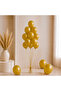Gold Color Latex Pastel Balloon (30 cm) - 12 Pieces - 2