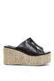 Rs 18110 Straw Heeled Slippers - 2