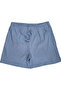 Stretchy Ribbed Cotton Lycra Camisole Women's Shorts - Blue - 3