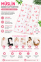 Baby Girl Single Layer Muslin Swaddle Blanket with Pompom Summer Stroller Cover Baby Gift Stl7201 - 2