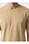 New Season Brown Crew Neck Printed Men's T-Shirt - 6