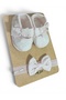 Baby Booties Shoes Hairband - 2