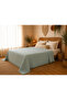 Muslin Natural Cotton Combed Cotton Yarn Production 100% Cotton 260X280Cm King Size Bedspread Pike - 6