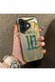 حافظة هاتف من السيليكون متوافقة مع iPhone 16، حافظة خلفية صلبة، حافظة هاتف للزوجين، نمط نيمار