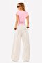 . Women's Basic Crop Crew Neck Slim Fit Stretchy Fabric Casual Stylish Summer Combed Cotton Sports T-Shirt - 5