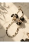 Fantom Quartz Natural Stone Necklace - Handmade Special Design - Mystical and Elegant