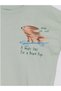 New Season Green Crew Neck Printed Boys' T-Shirt - 2
