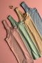 Woman |   4-Piece Athlete Set with Pads, Straps, Cotton Modal Fabric, Lycra, Powder, Blue, Green Colors - 4