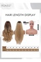 Long Wavy Black Wig Middle Part Natural Soft Synthetic Heat Resistant Hair for Women Wedding Cosplay Party Daily Wear (80cm,Black) - 7
