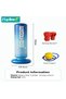 Inflatable Kids Punching Bag, Children Boxing Bag, Freestanding Punching Bag with Sturdy Base for Kids Adults, Inflatable Boxing Bag with A Pair of Children's Boxing Gloves and Air Pump, for Practice - 7