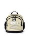 School Bag Cream Double Compartment