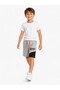 By Solona 6606-26 Boys' Gray Printed Shorts with Pockets, Lace-Up Elastic Waist, Cotton Summer Shorts - 4