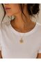 Eye Figure Steel Necklace - 2