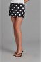Women's Polka Dot Mini Skirt with Shorts - 3