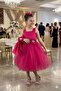 Girl's Evening Dress with Detachable Sleeves, Age 7/10 - 2