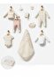 100% Cotton 10-Piece Newborn Baby Set with Blanket