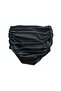 Black Off-The-Shoulder Ruched Long Sleeve Crop Top - 3