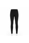 Women's Black Ribbed High-Waisted Leggings