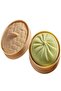 Dexprosy Giant Squishy Dumpling with Steamer - Stress Relief and Sensory Dough Ball, Soft and Stretchy Fidget Toy, Large Rainbow Bun, for Birthday and Party Gifts (Green)