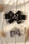 Luxurious Stone Princess Crown Detailed Baby Hair Band Set - Special Design Accessory with Satin Bow and Tulle - 4