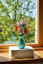 8-Piece Vase Flower Block Set – Assemblable Decorative Design Flowers - 2