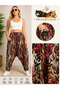 Authentic Village Salwar 100% Cotton Viscose Floral Patterned Comfortable Cut Women's Salwar with Net 36 Size 90 kg