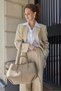 Bag Women's Handbag Shoulder Bag Crossbody Bag Tote with Strap and Puppy Bag Beige – Elenor Large