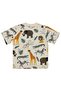 Animals Printed T-Shirt for Ages 2-5 - Ecru