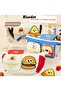 Pencil Case Cute Fast Food Large Capacity Soft Pencil Holder - Toast - 6