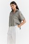 Women's Pocket Detailed Striped Shirt - 2