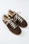 Calijero 2 Men's Genuine Leather Lace-Up Brown-Beige Sneakers - 3