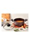 Paris Non-Stick Aluminium Casserole with Glass Lid, 22 cm - 8