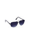 UV Protection Sunglasses Black Frame Smoke Mirror Lens 58mm - M197BK4V