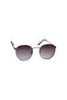Non Polarized Sunglasses Black Frame Smoke Mirror Lens 53mm - M257GY9V