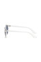 Non Polarized Sunglasses Grey Frame Blue Mirror Lens 51mm - P584BL3V - 6