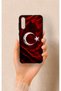 Samsung A50 Compatible Wolf Turkish Flag Patterned Silicone Case