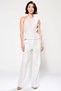 Women's Halter Neck Sleeveless Striped Woven Blouse Pants Set Terrycotton Relaxed Fit Casual Modern - 4