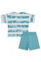 Palm Tree Printed 6-18 Months Set - Green - 3