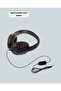 Stereo Red Headphones with Soft Pads and Microphone - 3