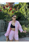 Pink Tensel Oversize Shirt Shorts Set - 6