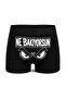 Printed Men's Boxer Shorts Funny Design What Are You Looking at Written Back Print Lycra Comfortable Fabric