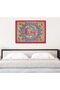 Alayra Madhubani Lord Krishna & Radha Canvas Paintings | | Ready for Framing - 2