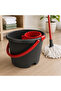 Grey Bucket with Squeezer 13L – Heavy Duty Cleaning Bucket with Wringer - 2
