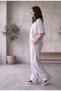 2-Piece Women's Sweatpants (Black & Gray) Oversize Baggy Sweatpants Wide Leg Hijab Set - 5
